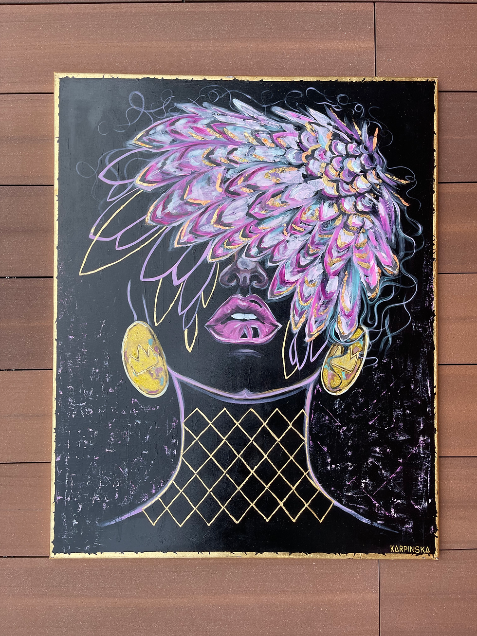 Miniatura: Feminine Queen 100x80