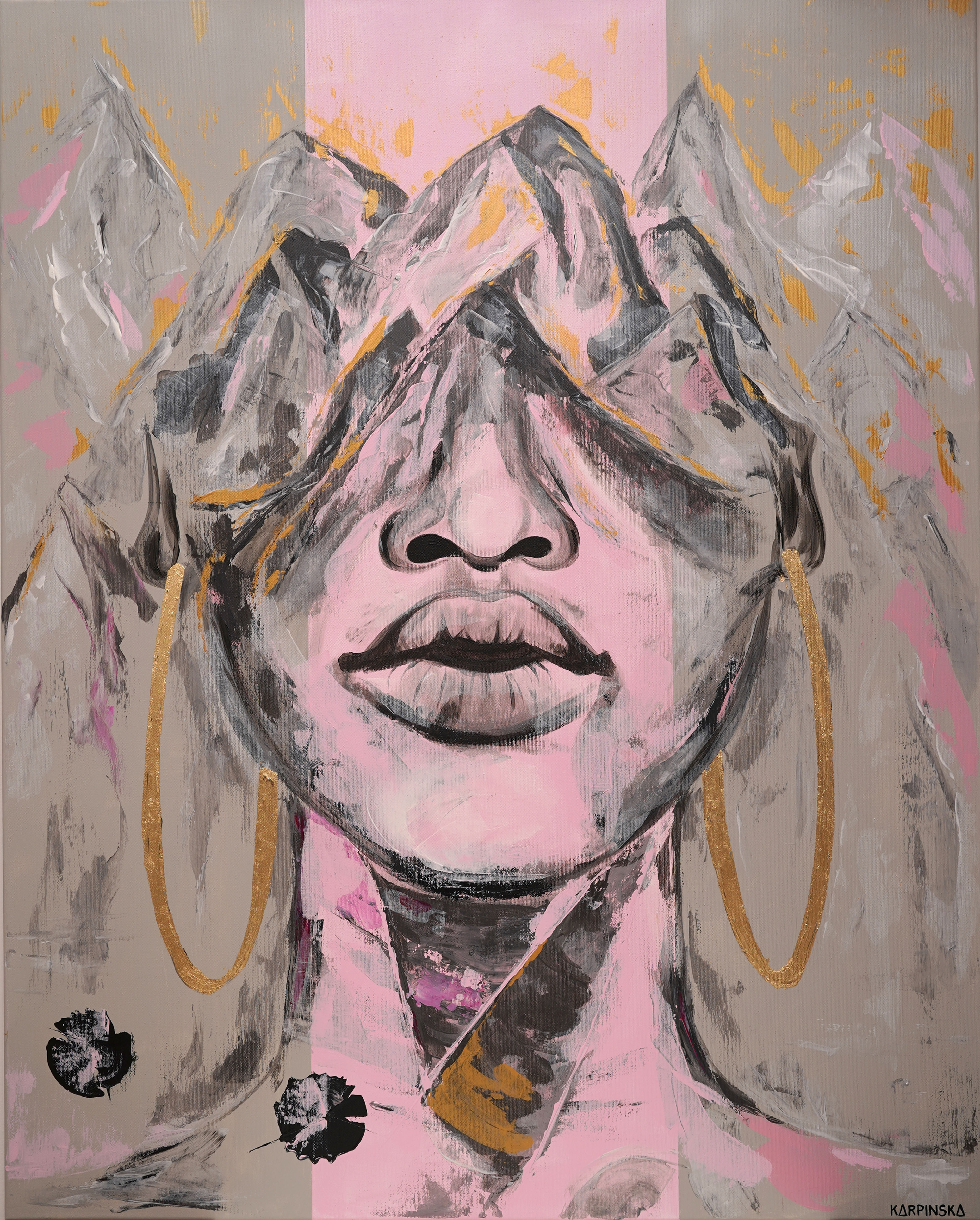 Queen of the mountains 100x80