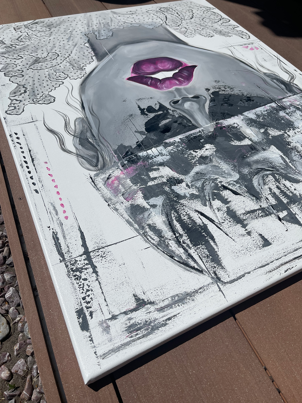 Miniatura: Lace Queen 100x80