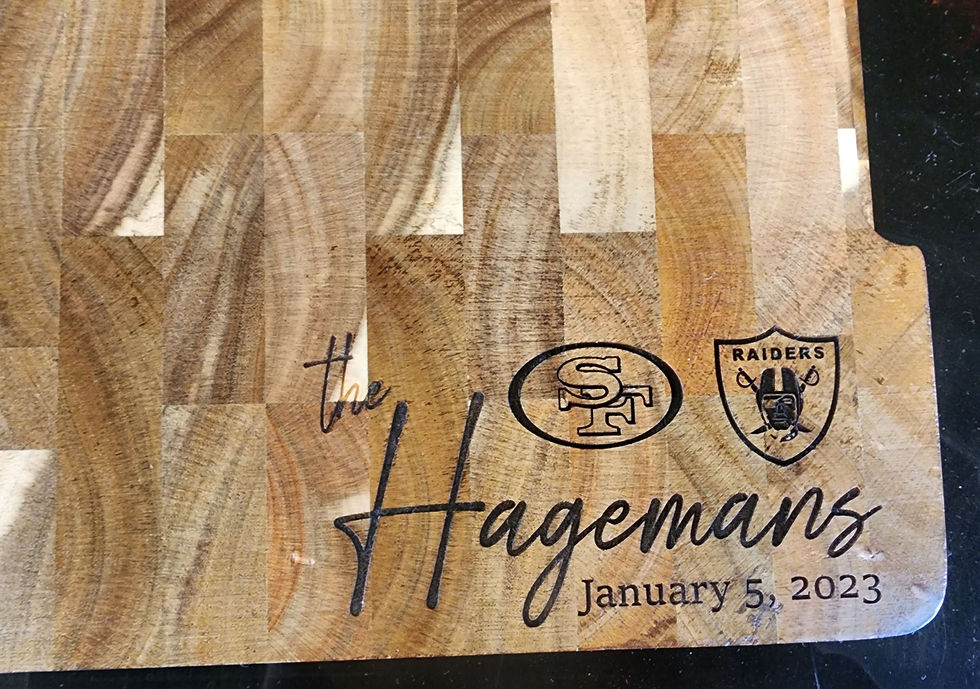 Thumbnail: Custom Monogramed Cutting Board