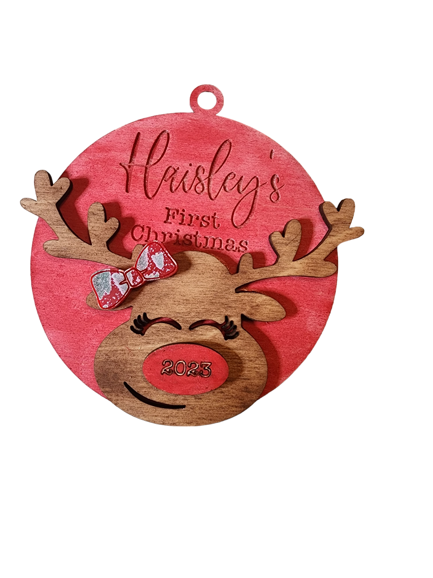 Baby's 1st Christmas personalized ornament