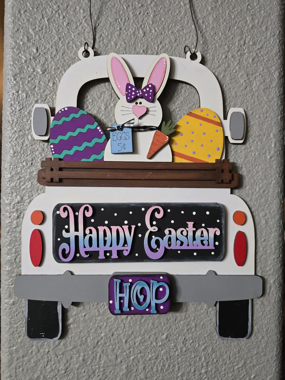 Thumbnail: Easter Truck Inserts for 12" truck, truck box, camper & pallet sign