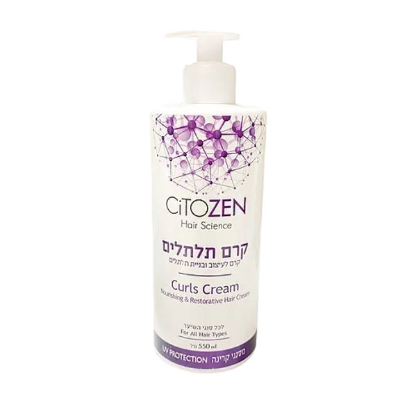 קרם תלתלים ציטוזן - לעיצוב ובניית תלתלים 550ml