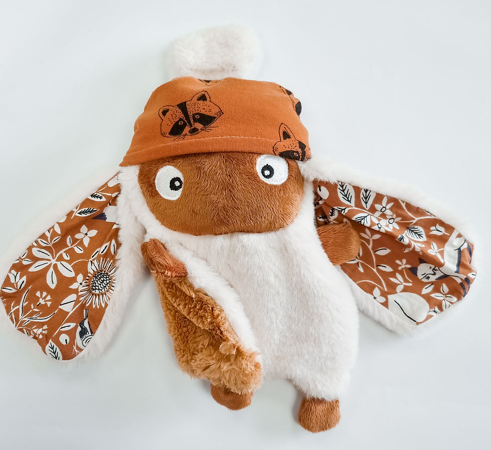 Miniature : Peluche - doudou mon lapin magique personnalisée