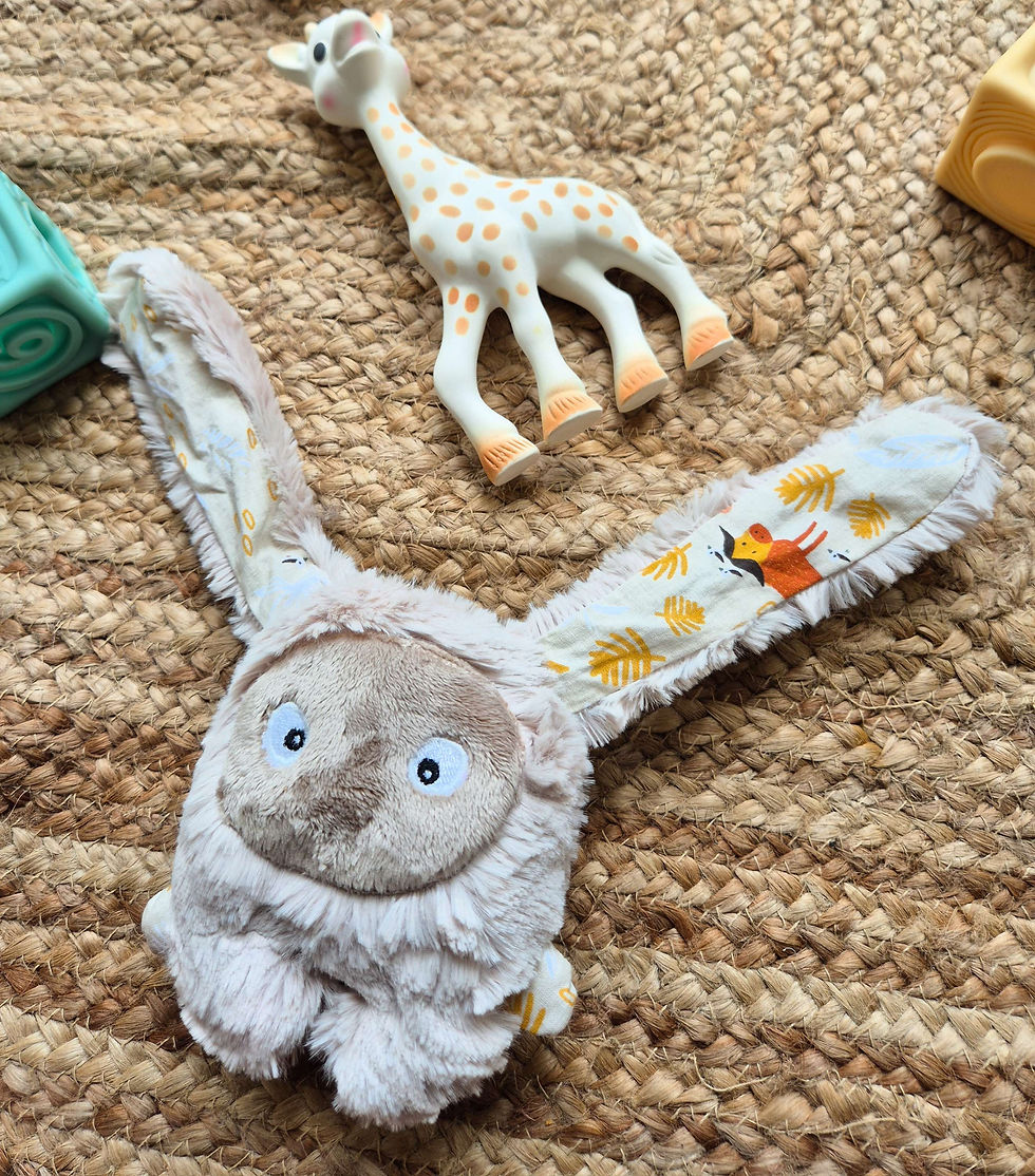Miniature : Peluche lapin min-bestiole " Savane"