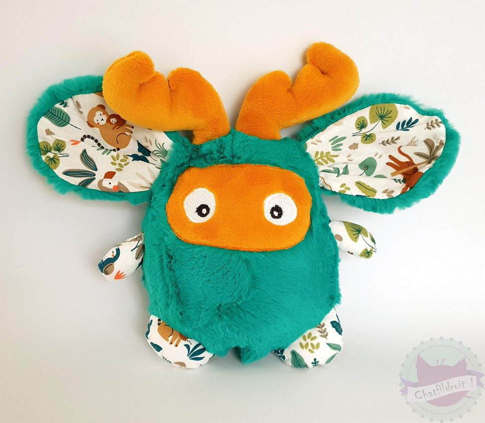 Miniature : Peluche Lou le caribou sur mesure