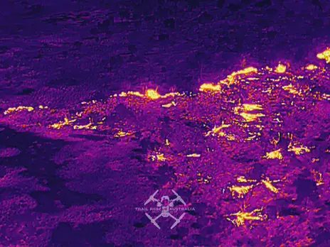 Thermal Drone Rescue on the Larapinta Trail | Fire, Smoke and Night Search