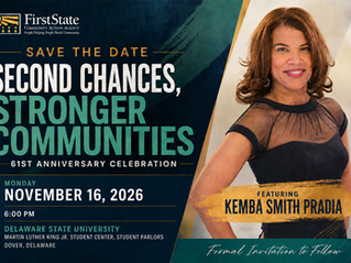Save the Date | First State’s 61st Anniversary Celebration