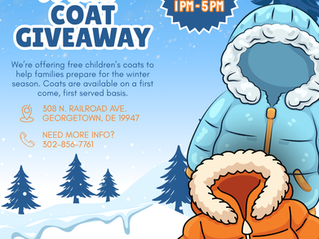 Upcoming Free Coat Event for Families in Delaware – December 16