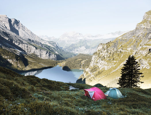 Camping Site in Mountains