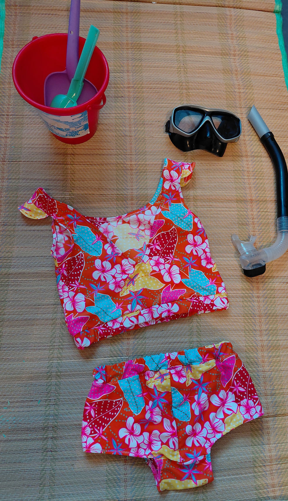 Miniature : Corail maillot de bain, short et couche T4-16 ans