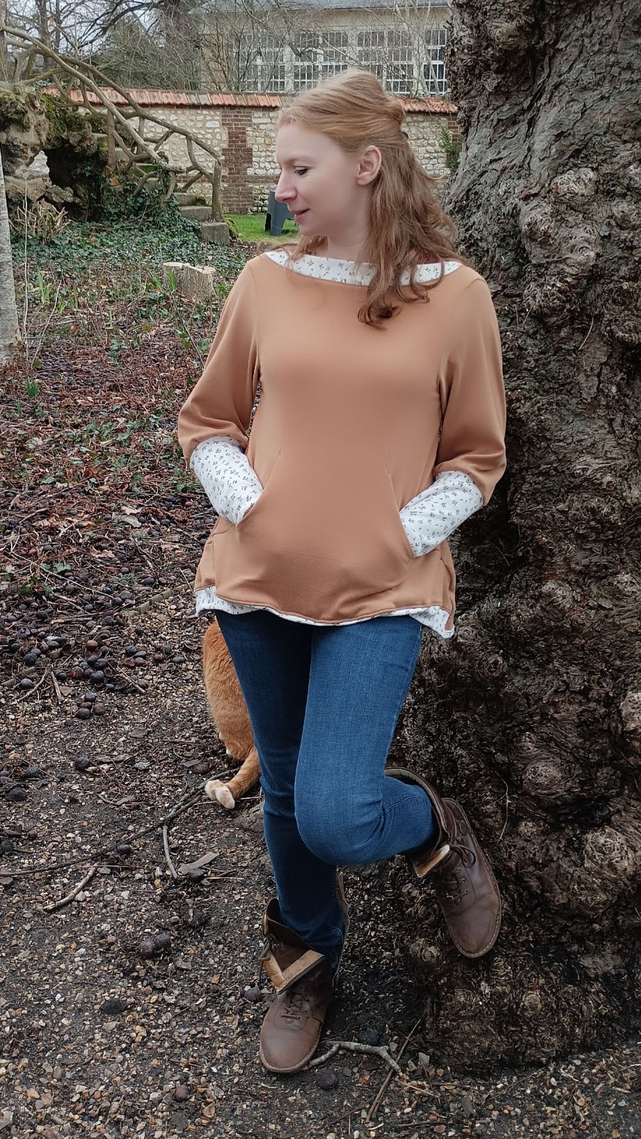 Miniature : Litchi sweat femme T32-52 A0 A4 projection