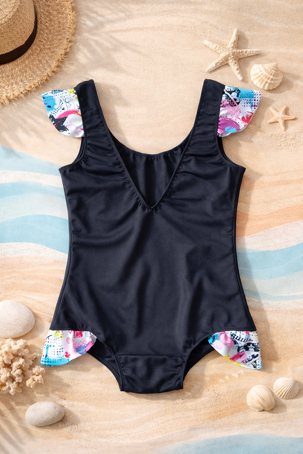Miniature : Corail maillot de bain et son short  T4-16 ans