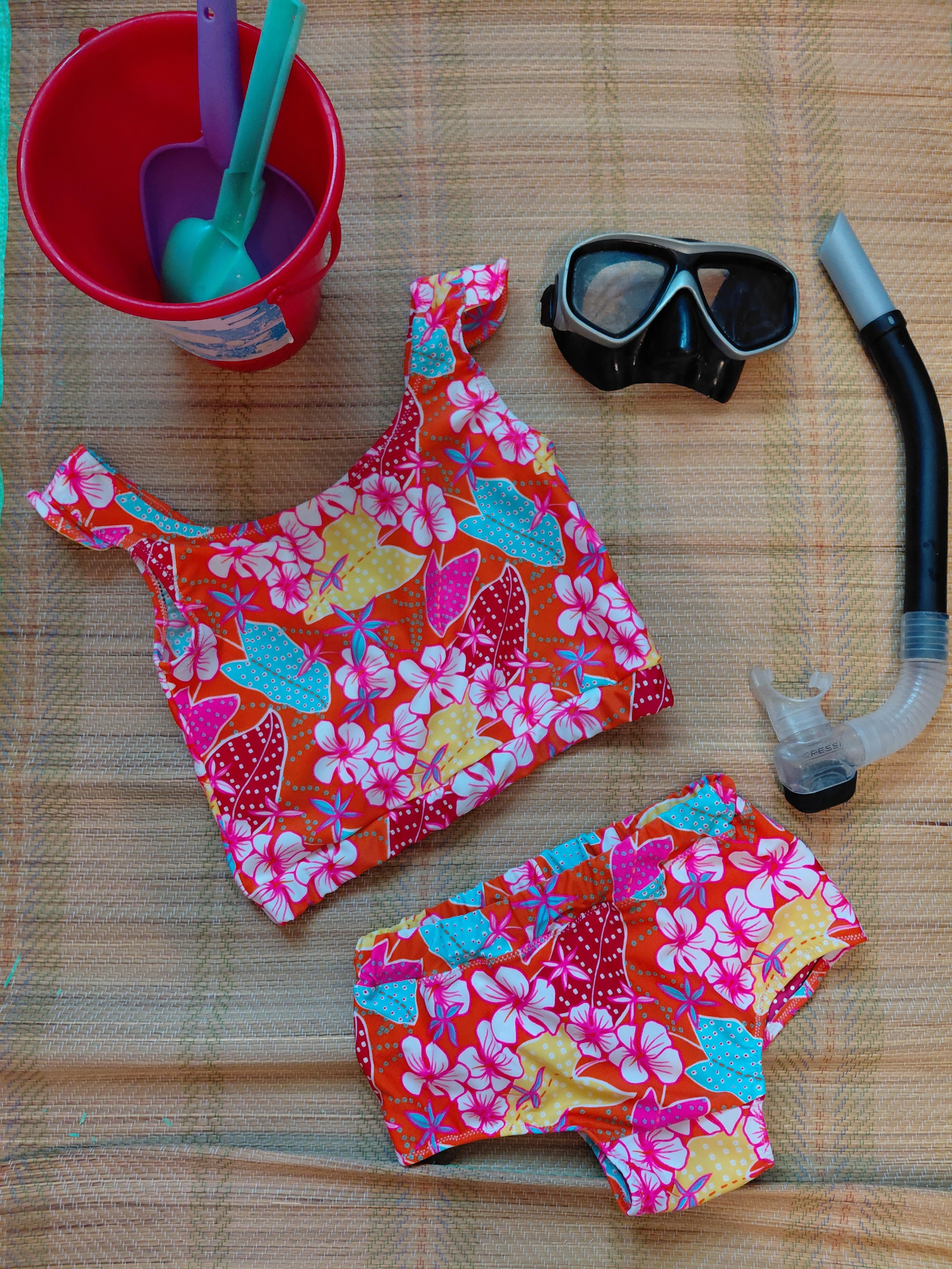 Corail maillot de bain, short et couche T4-16 ans