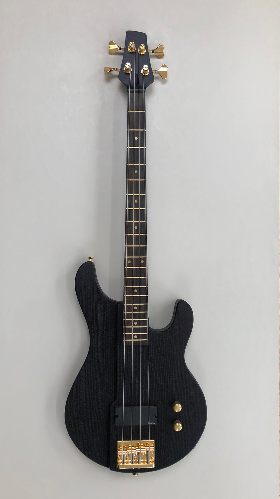Black and gold bass