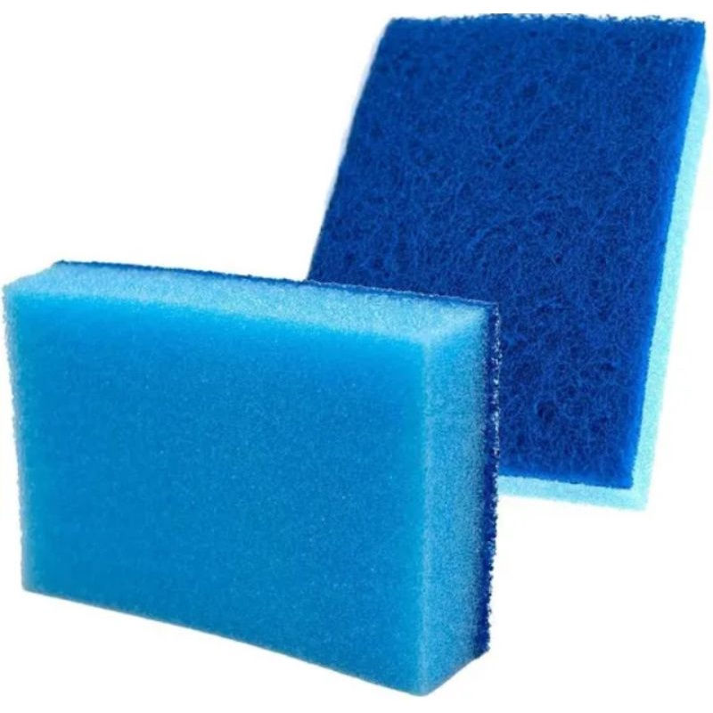 Esponja de Lavar Louça Anti Risco Azul