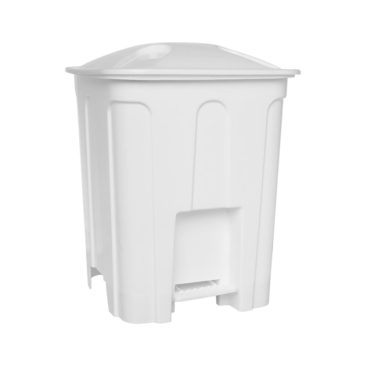 Lixeira com Pedal 15L Preto, Branco e Cinza Jaguar