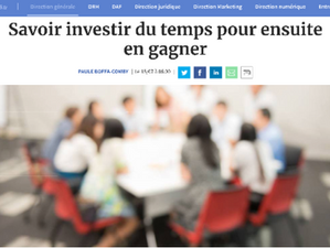 Savoir investir du temps pour ensuite en gagner
