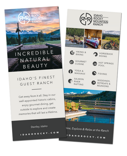 Idaho Rocky Mountain Ranch Brochure Design