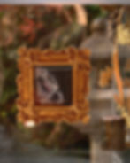 Thumbnail: Antique Gold Frame Jumping Spider Portrait - Magnetic - Various Styles