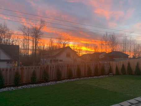 Red Skies at Night, Sailors Take Warning...huh?