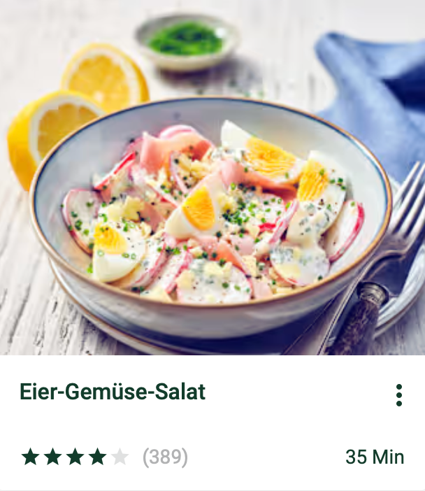 Eier-Gemüse-Salat
