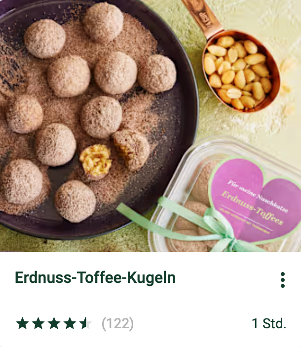 Erdnuss-Toffees