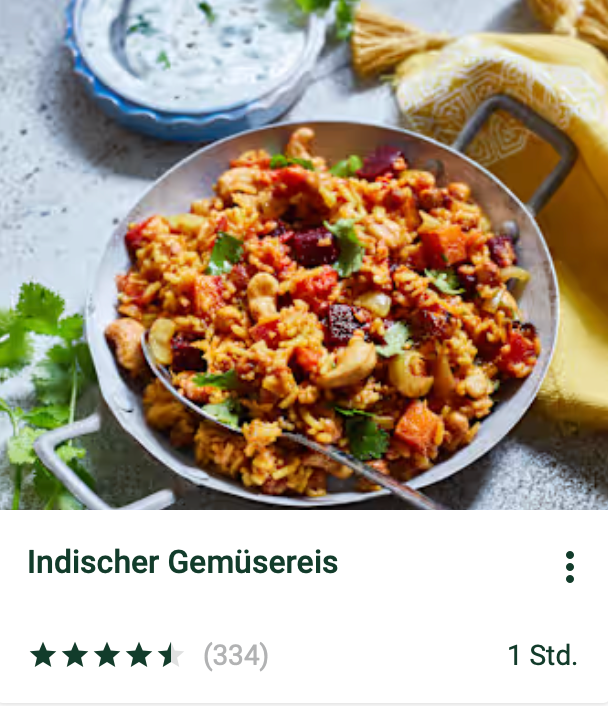 Indischer Gemüsereis
