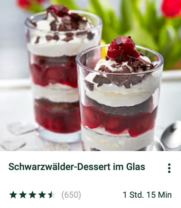 Schwarzwälder-Dessert