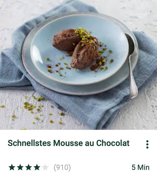Mousse au Chocolat