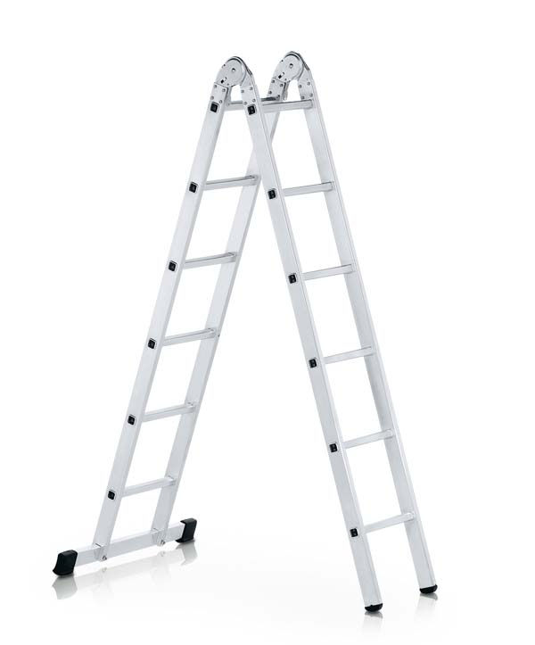 A-förmige Aluminiumleiter: sicherer Aufstieg