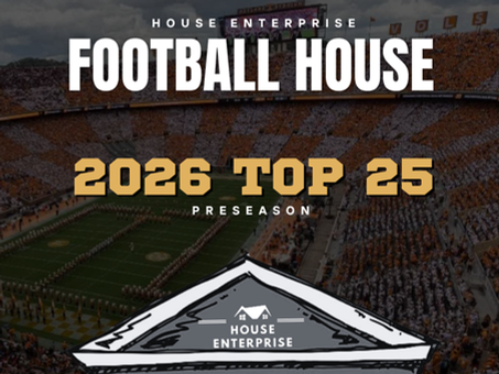 The Football House Top 25: Preseason 2026