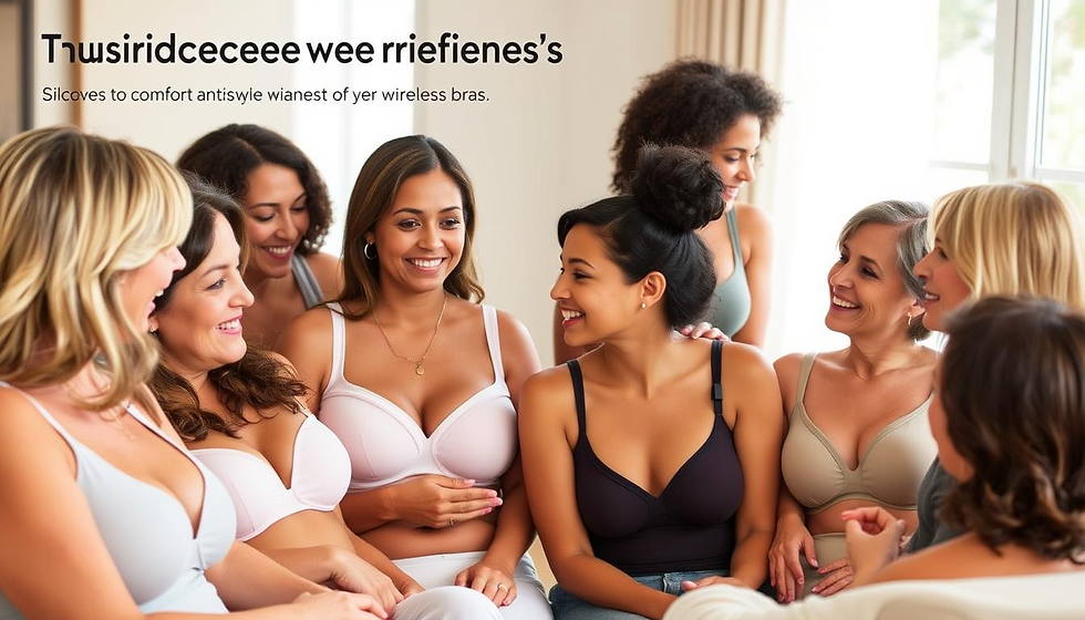 不同體型女性分享無鋼圈內衣的穿著體驗