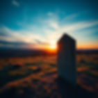 Headstone with a sunset.jpg