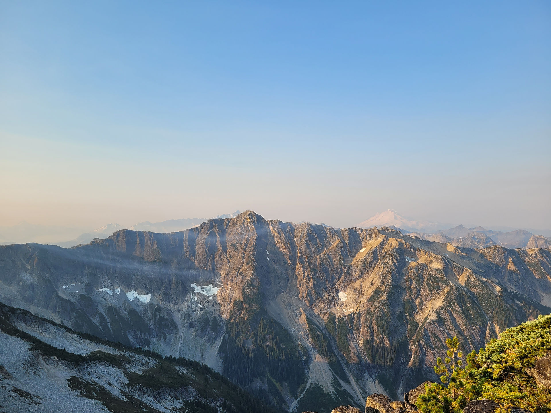 Smokey tendrils on Rapid Peak