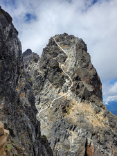 4 pitches up South Peak
