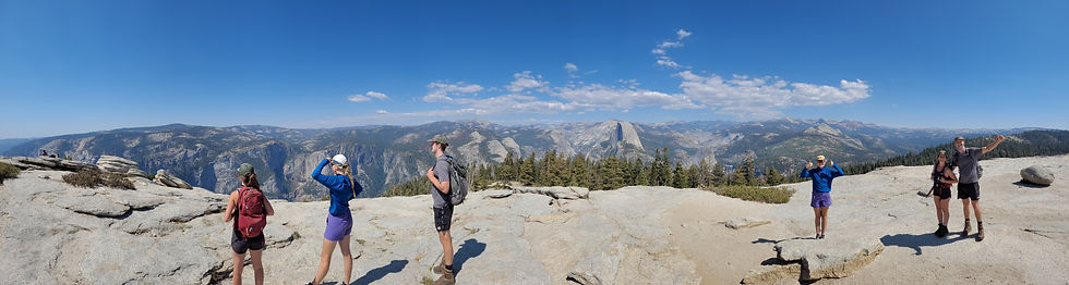Panorama shenanigans from the summit