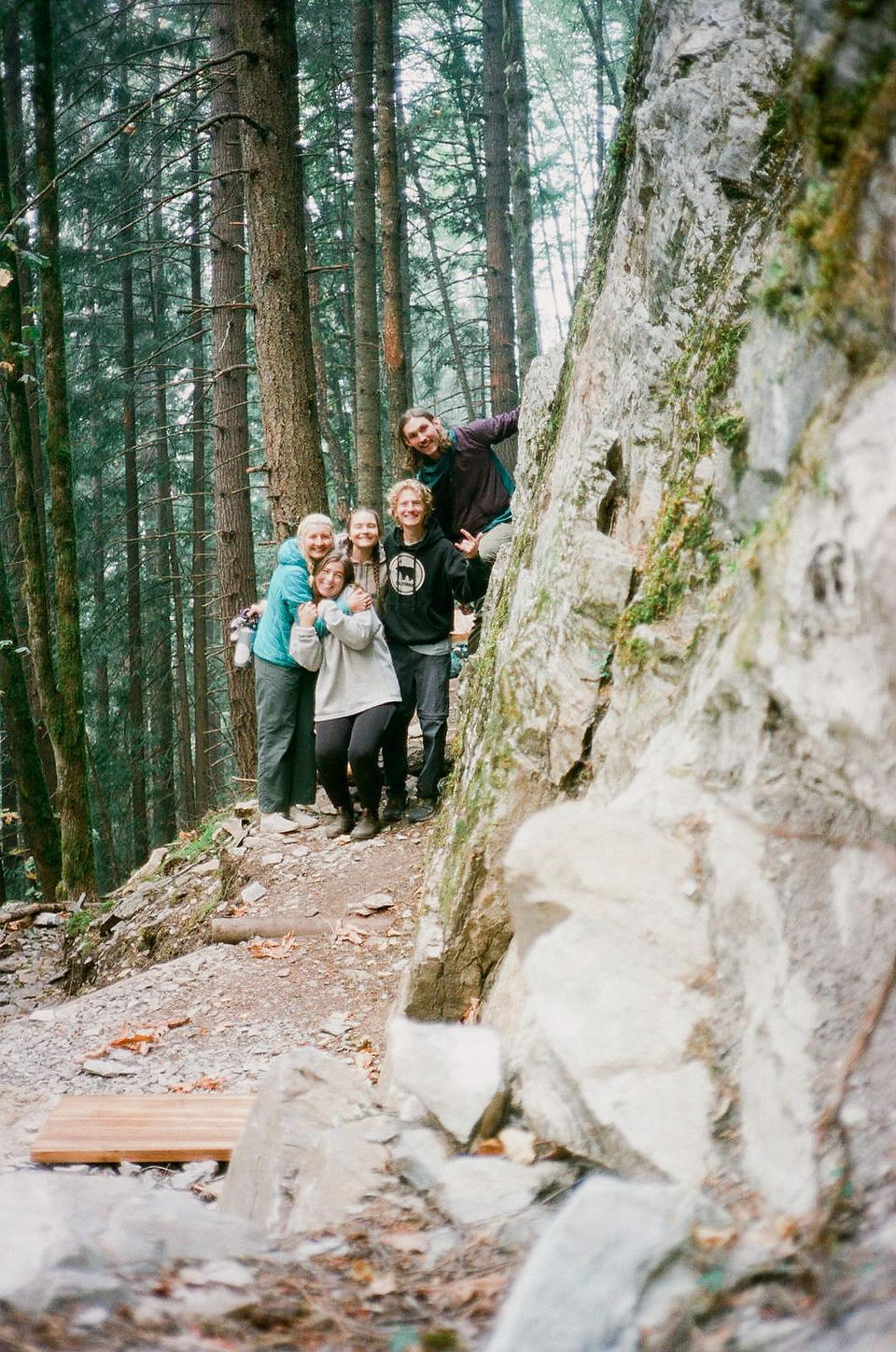 Climbing on Jas bday