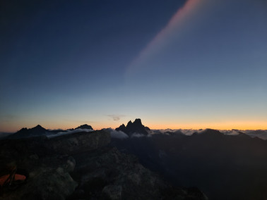 Slesse as the sky cleared