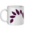 Thumbnail: Ceramic Mug 11oz Falling leaves Plum