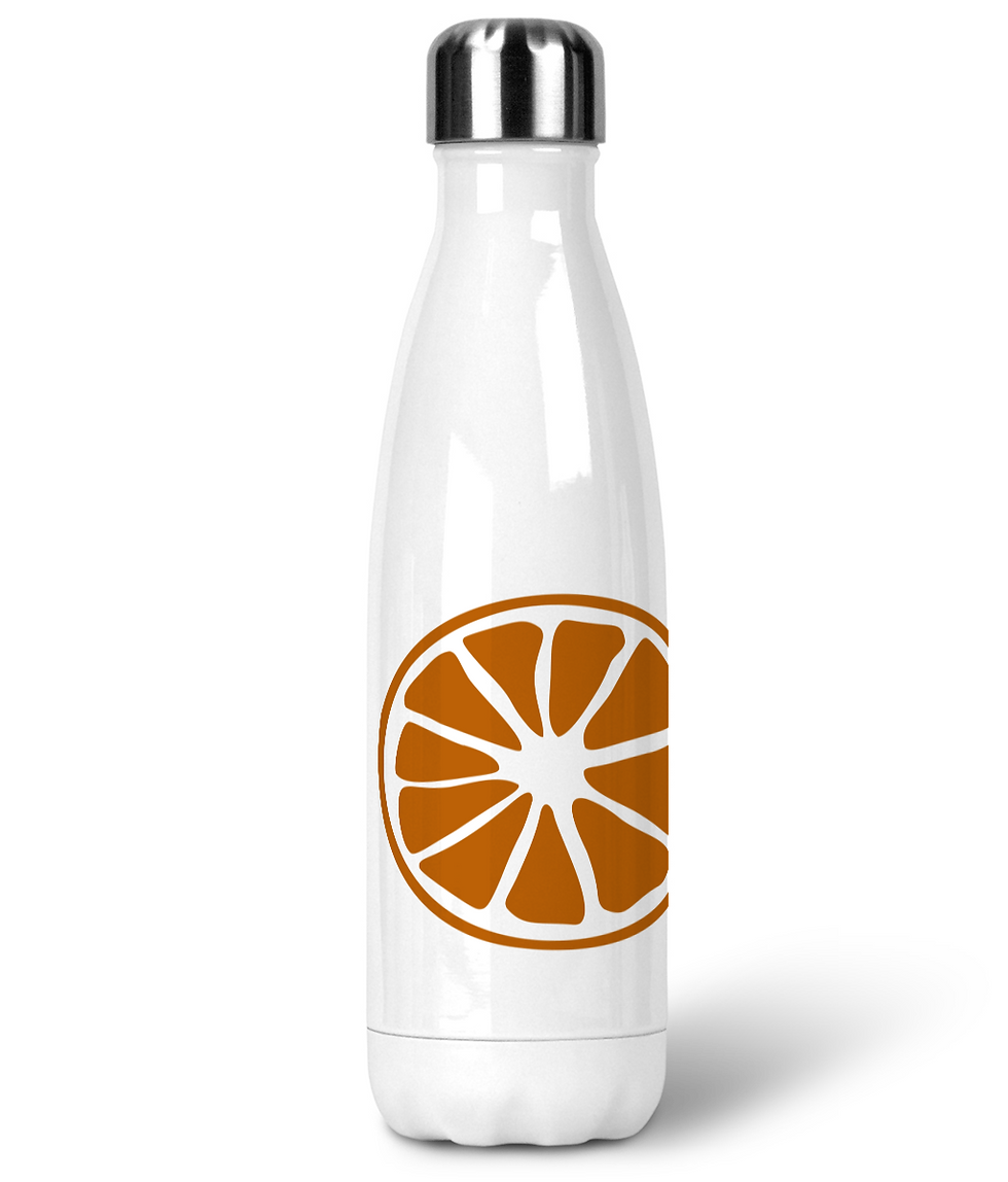 Premium Stainless Steel Water Bottle Orange design