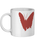 Thumbnail: Ceramic Mug 11oz Butterflies Burnt amber