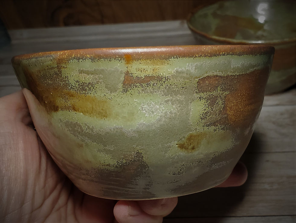 Thumbnail: Set of 2 Rustic Forest bowls