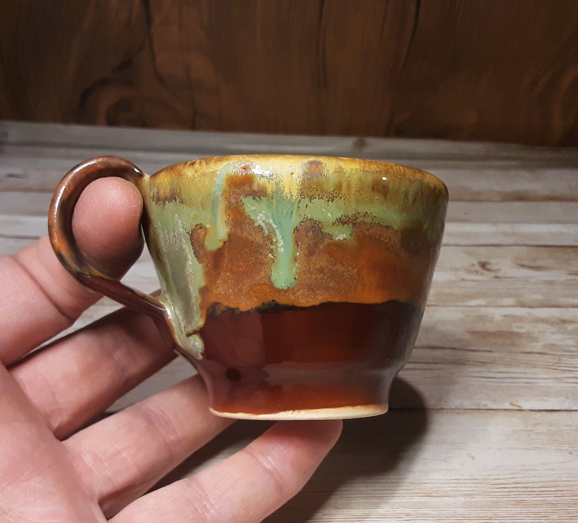 Cordovan drippy espresso cup