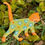 Thumbnail: Jasper - Ginger kitten in lime green PJ