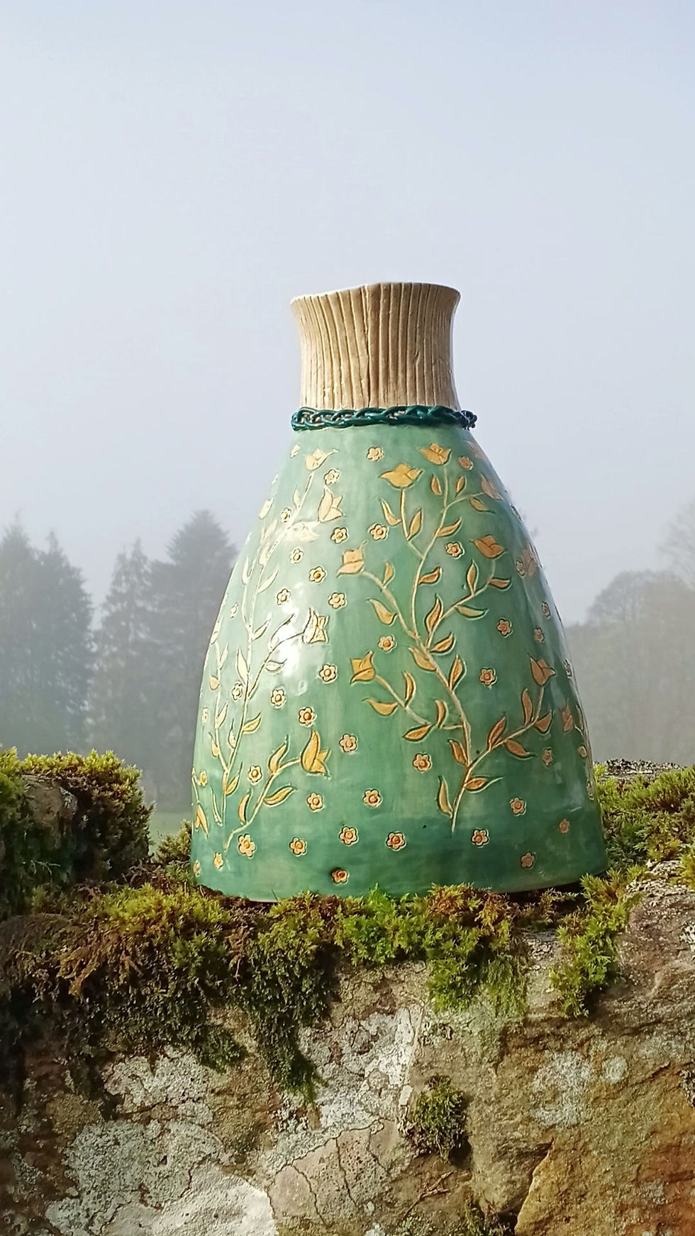 Thumbnail: Handmade Ceramic Tudor style Vase