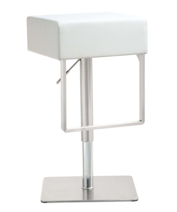 SEVILLE WHITE STEEL BARSTOOL