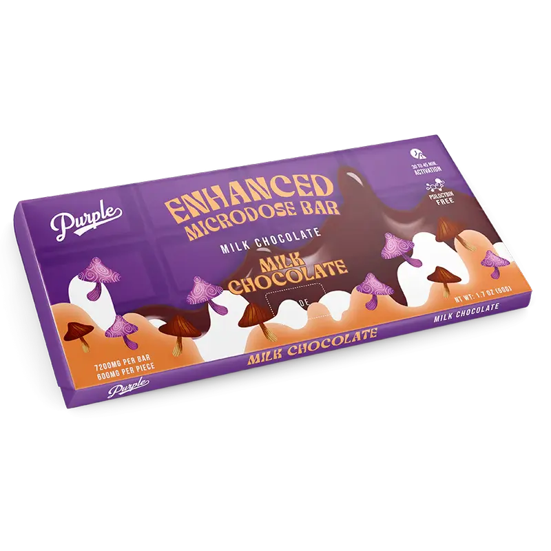 PURPLE- Mushroom Enhanced Chocolate Bar