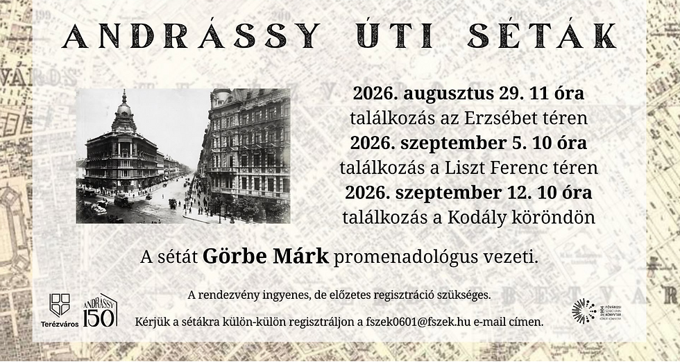 Andrássy úti séták (BETELT!)