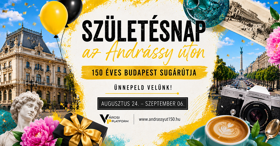 Budapest sugárútja 150 éves